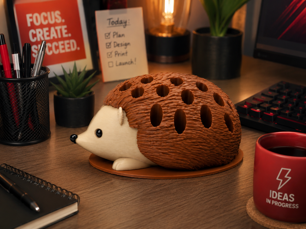 Hedgy the Hedgehog – Desk Buddy Pen Holder