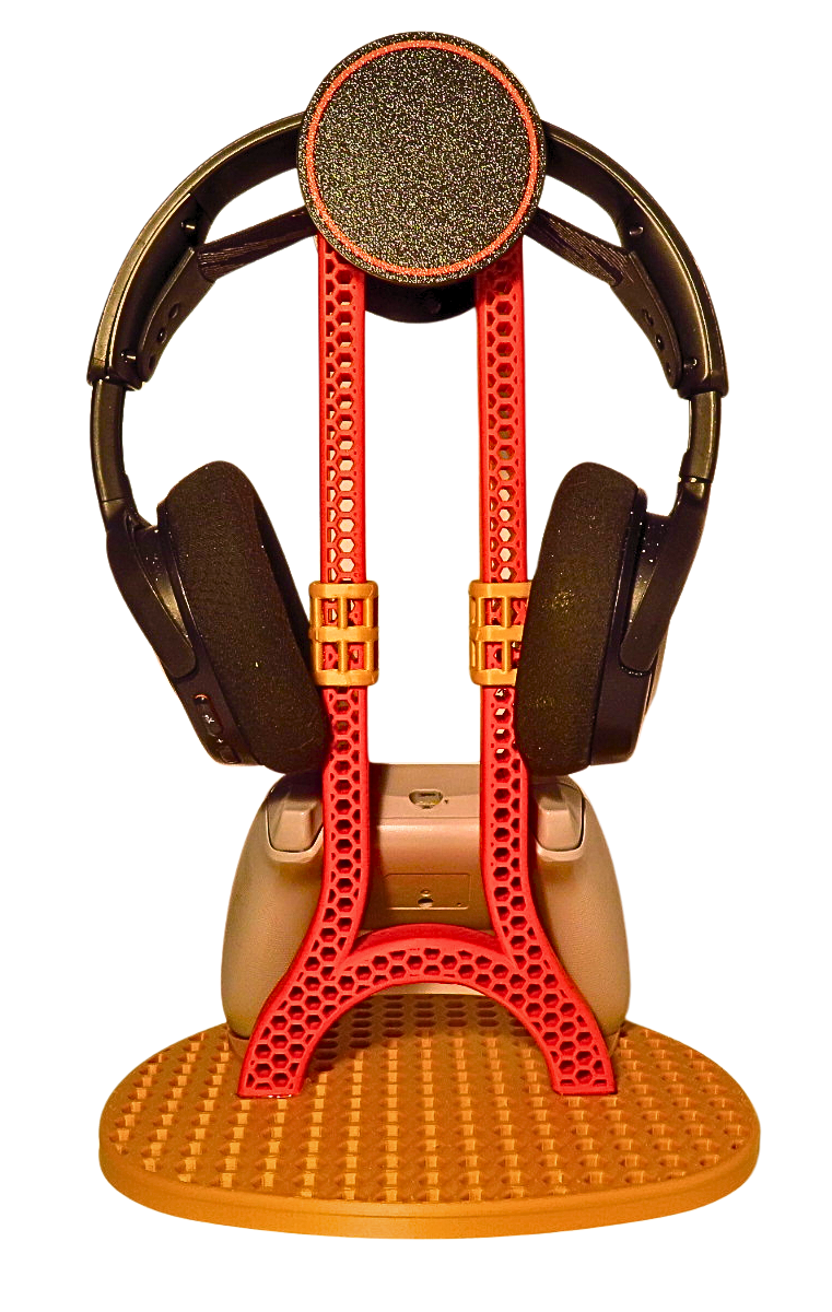 Modern 3D Printed Headphone and Controller Stand