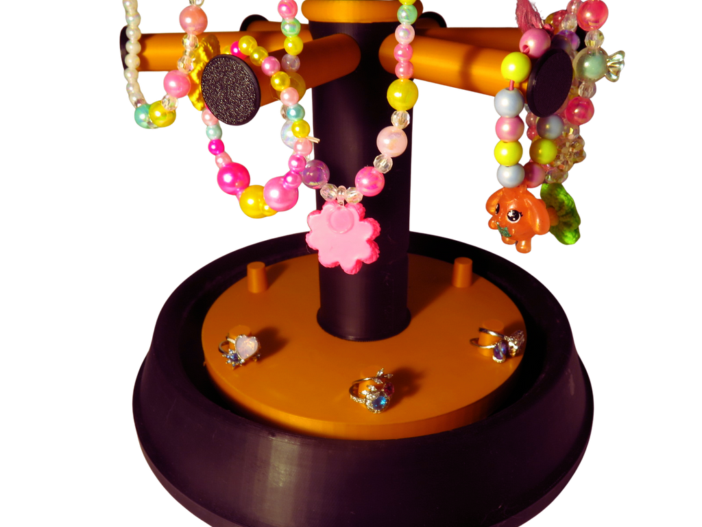 Orbit Rotating Jewelry Stand Modern Jewelry Organizer