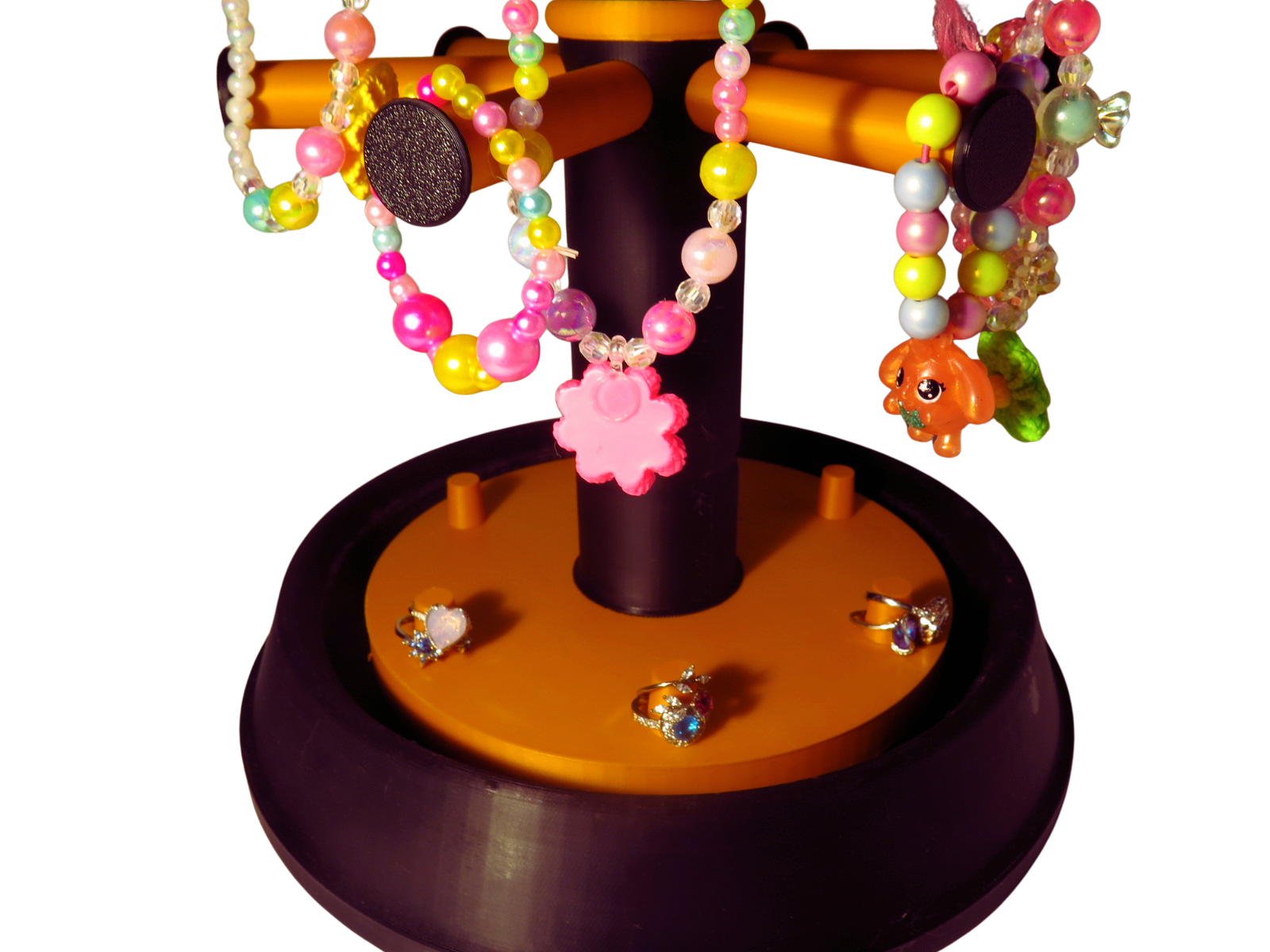 Orbit Rotating Jewelry Stand Modern Jewelry Organizer