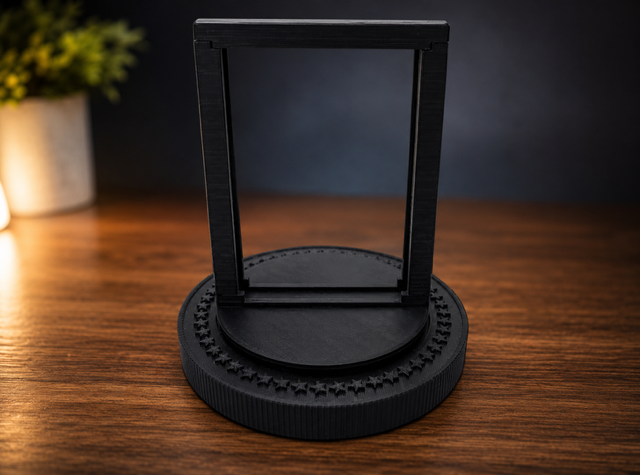 Rotating Coin Display Stand | 3D Printed Spinning Holder for PCGS Graded Coins