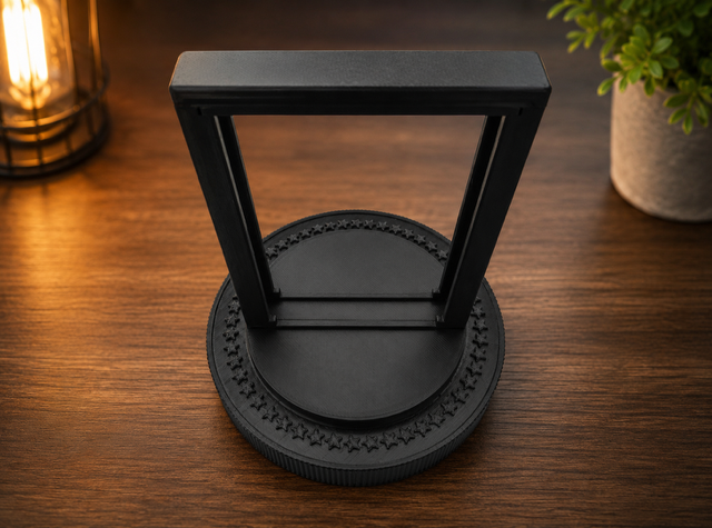 Rotating Coin Display Stand | 3D Printed Spinning Holder for PCGS Graded Coins